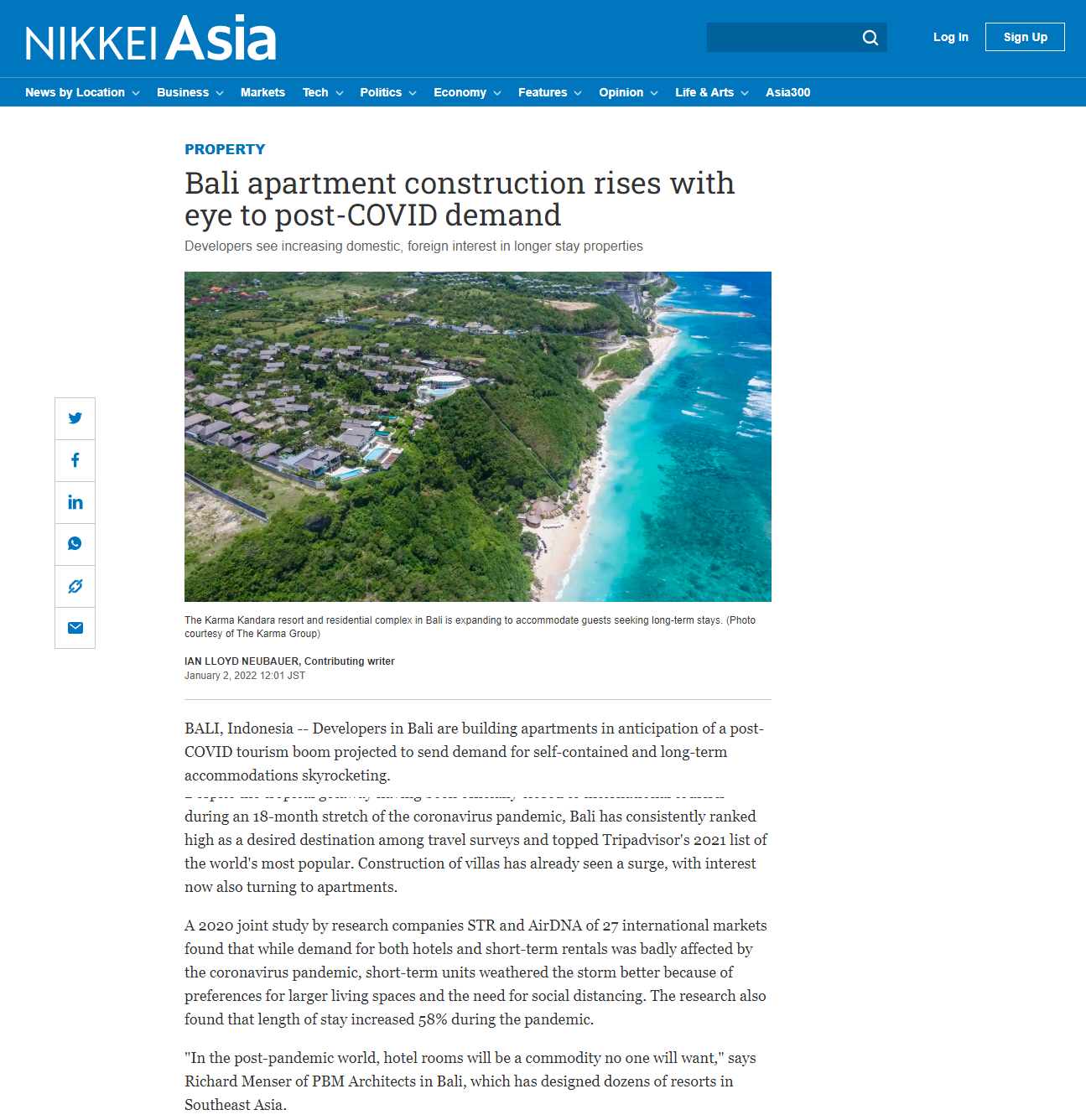 In the Press: Nikkei Asia