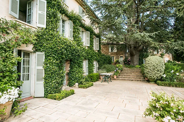 Ivy-covered Provençal villa, one of Karma Group's