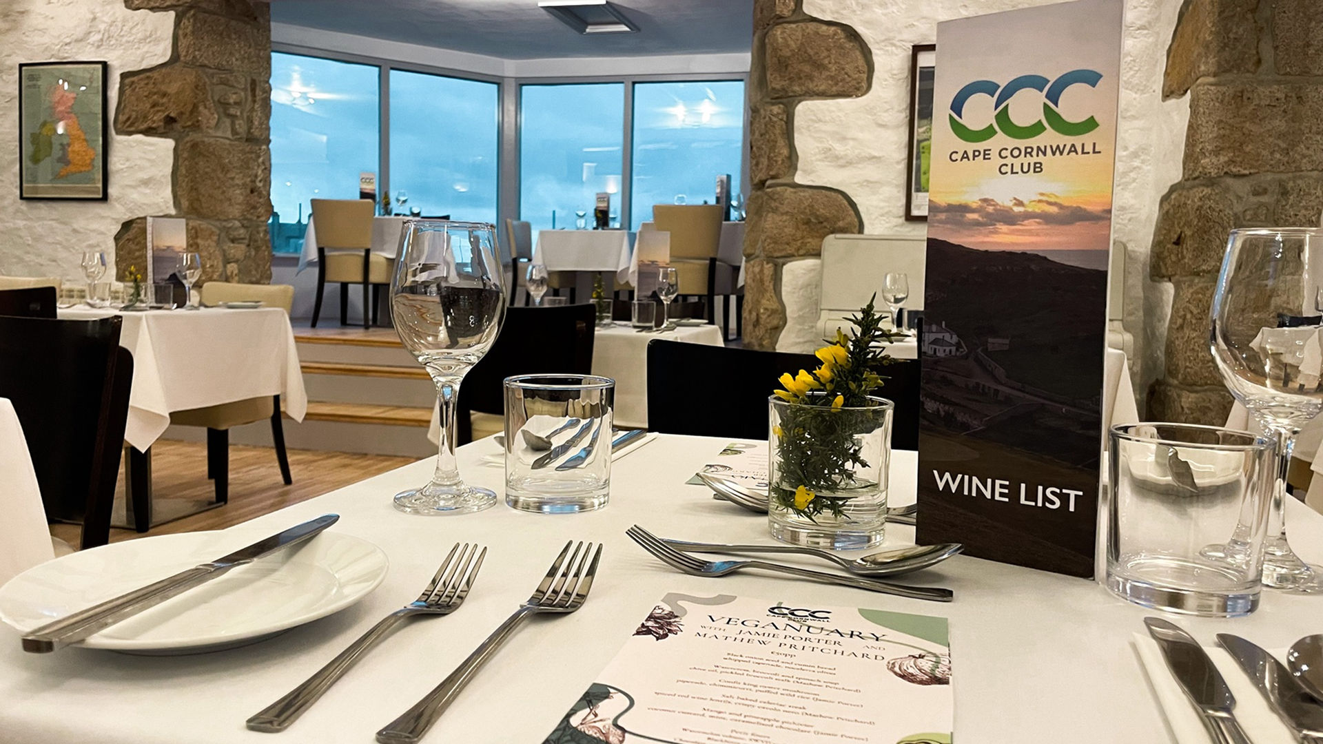 Cape Cornwall Club Restaurant